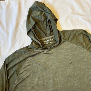 Wolverine Men’s Performance Hoodie Long Sleeve Shirt XL Green Camo Lightweight